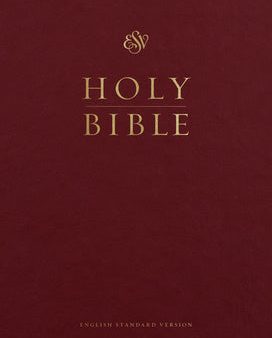 ESV Pew and Worship Bible, Large Print (Burgundy) For Discount