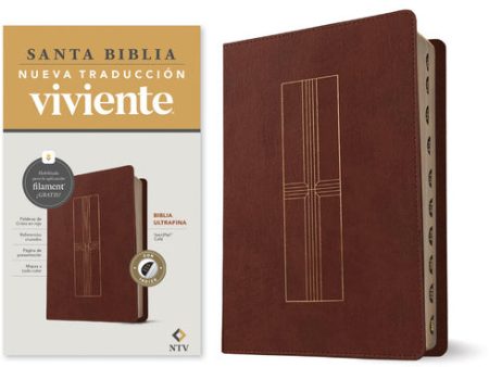 Biblia Ultrafina Ntv, Con Filament (Sentipiel, Café, Índice, Letra Roja) Fashion